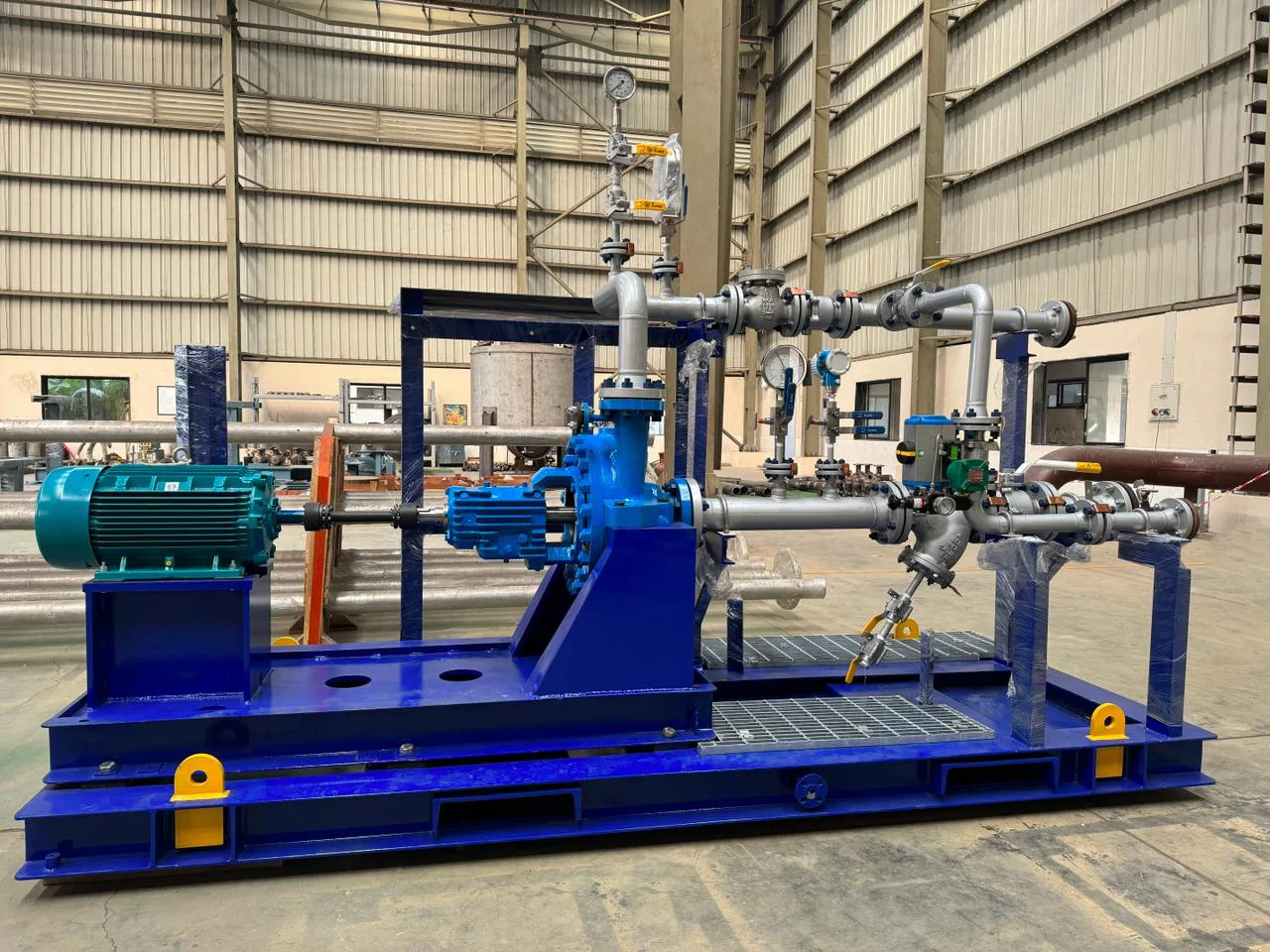 Pump and Unloading Skid