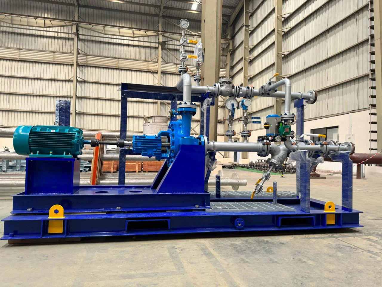 Pump and Unloading Skid